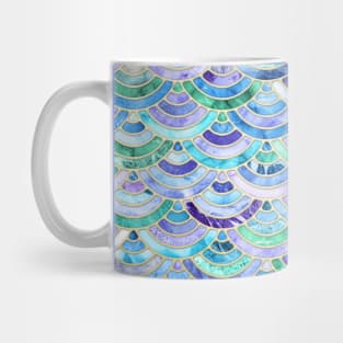 Marble Mosaic in Sapphire and Emerald Mug